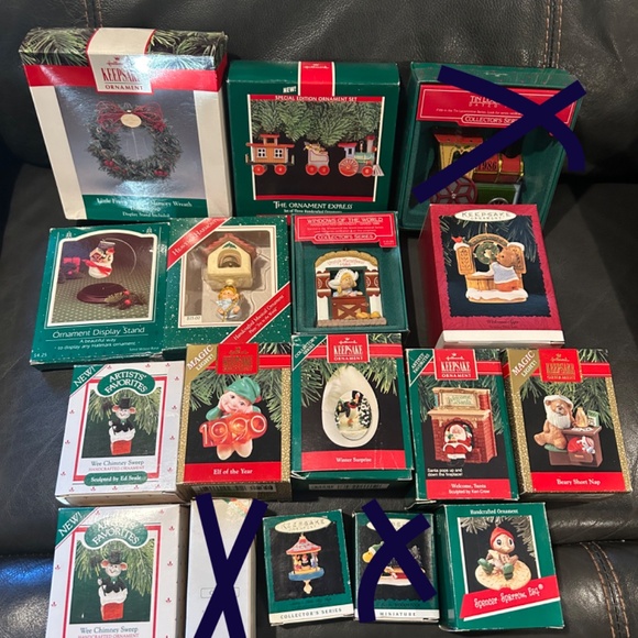NEW In BOX Vintage HALLMARK Ornament Display Stand 1985 - Picture 5 of 5